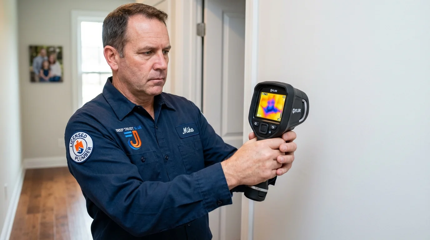 Thermal imaging leak detection by Johns Plumbing LLC in Yerington